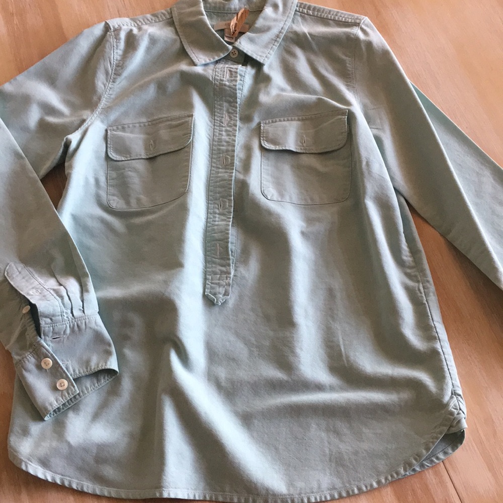 3/4 button front blouse